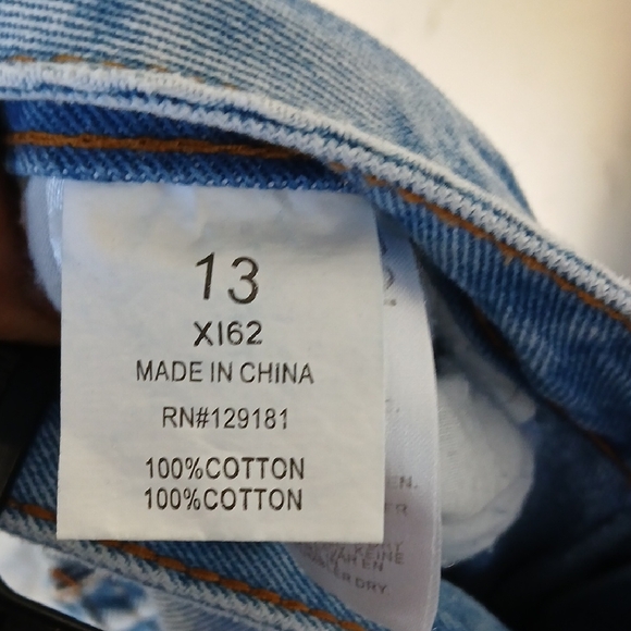 Fashion Nova Light Blue Distressed Wide-Leg Jeans - Picture 5 of 7